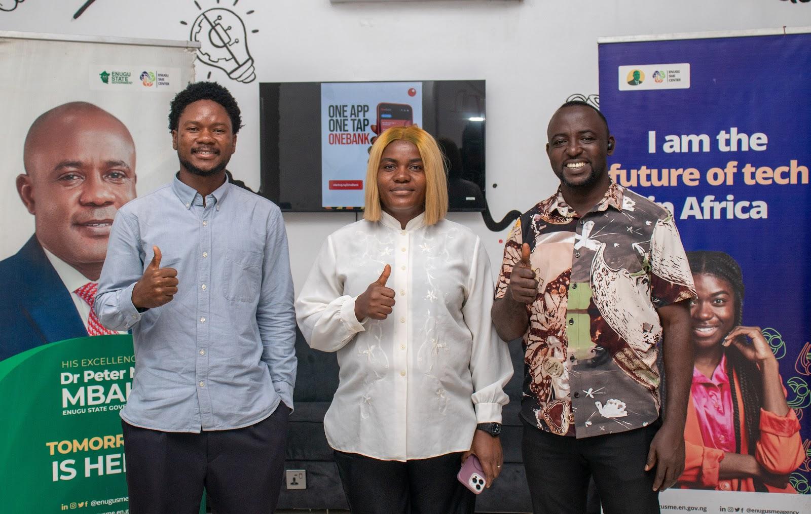 Trainees at the Enugu SME–AltSchool programme