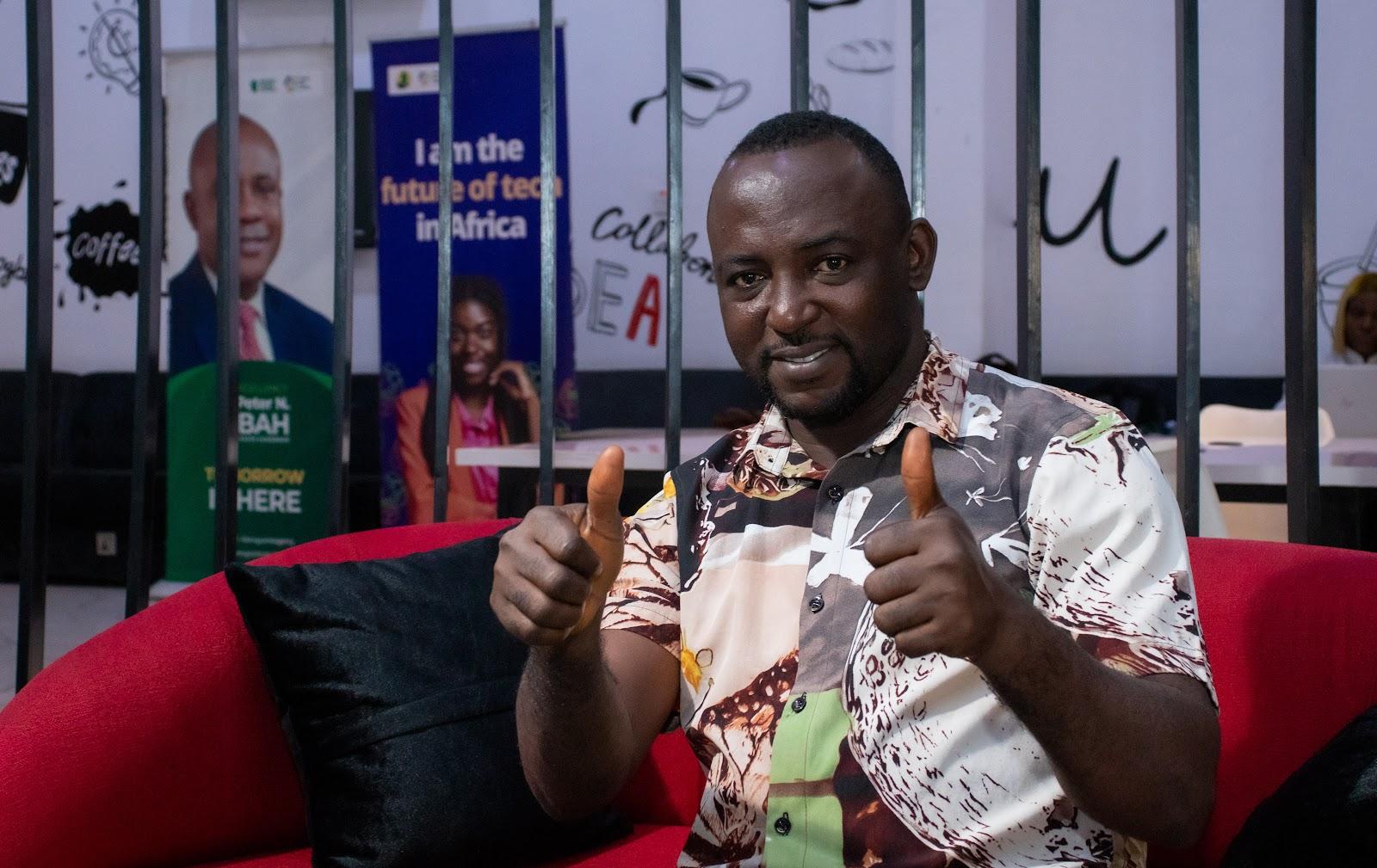 An entrepreneur at an Enugu SME training cohort