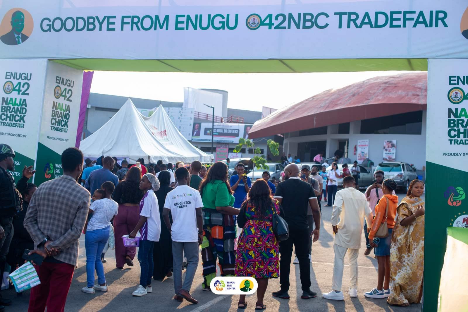 Attendees at the Enugu 042 trade fair