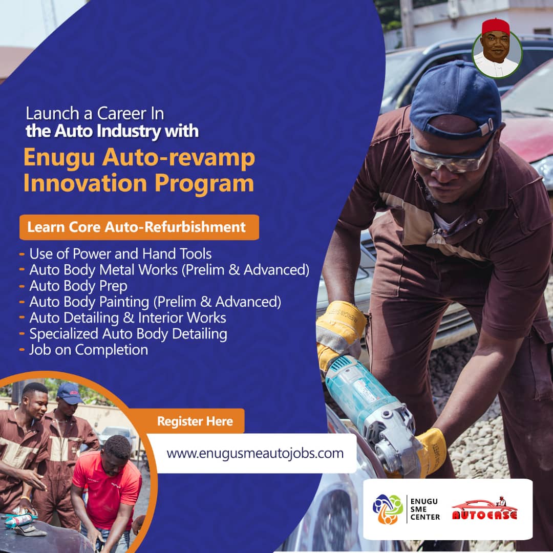 Enugu SME launches Auto-Revamp Training Program for Batch C. - Enugu ...